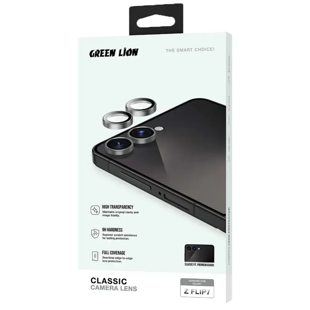 Green Lion Classic Camera Lens For Z Flip 7 2