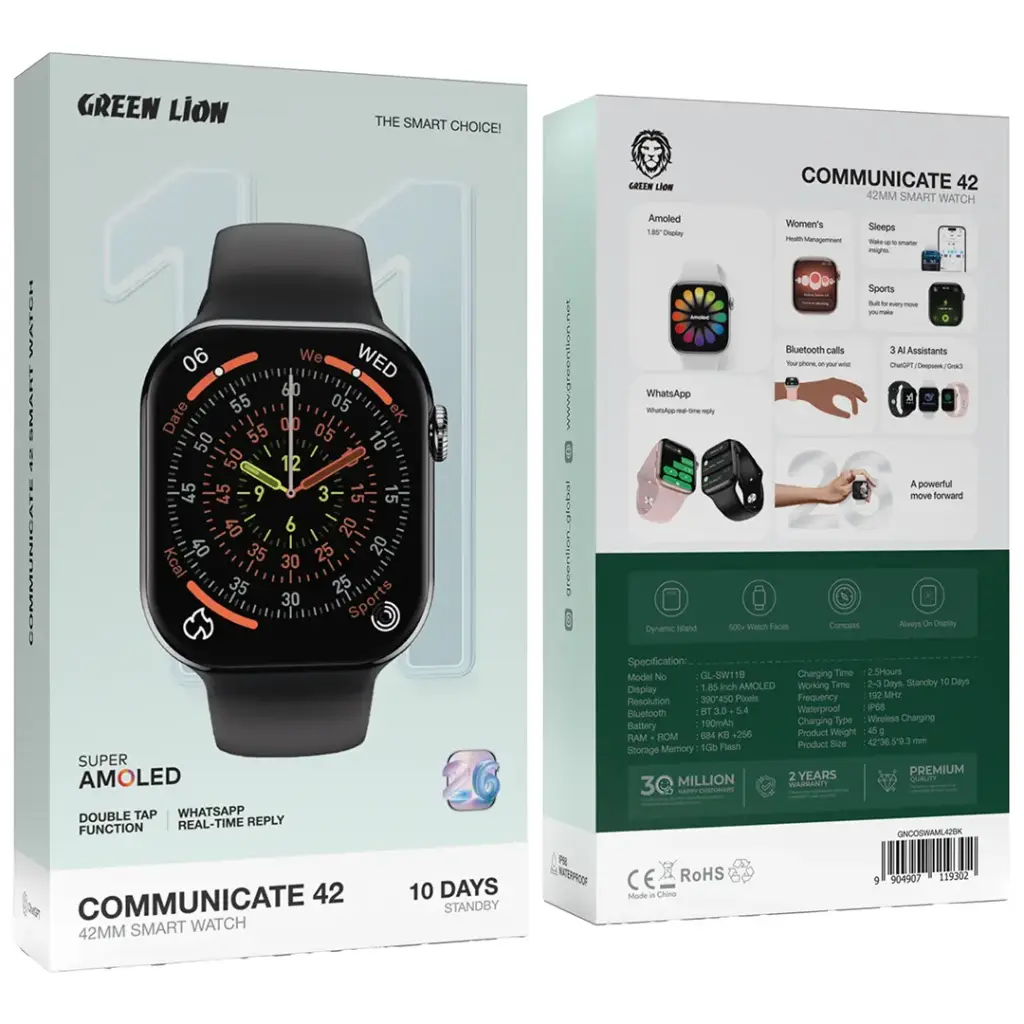 Green Lion Communicate 42 Smart Watch - 42mm 2