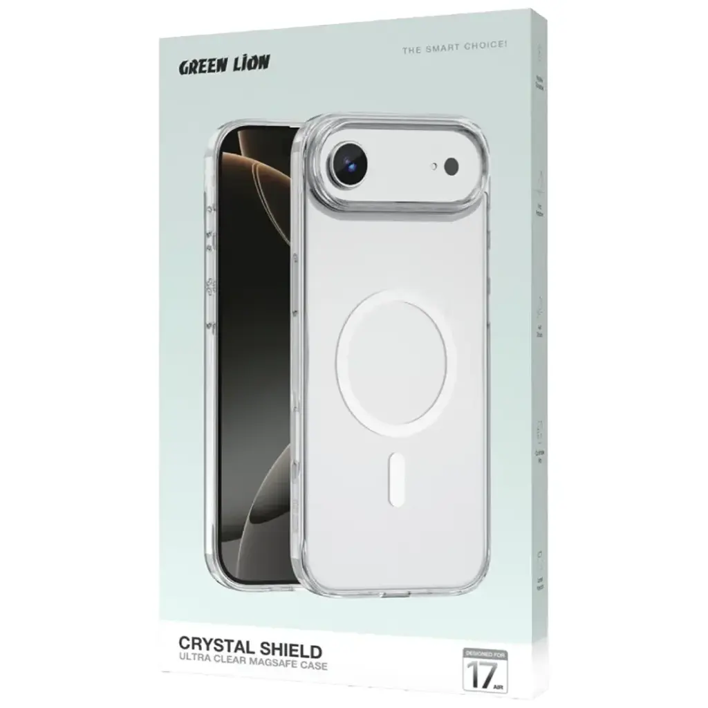Green Lion Crystal Shield Ultra Clear MagSafe Case - iPhone 17 Air 2