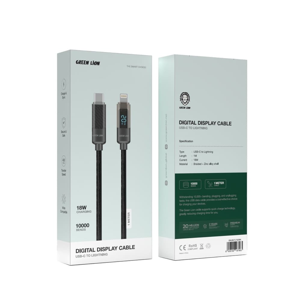 Green Lion USB-C to Lightning Digital Display Cable 2