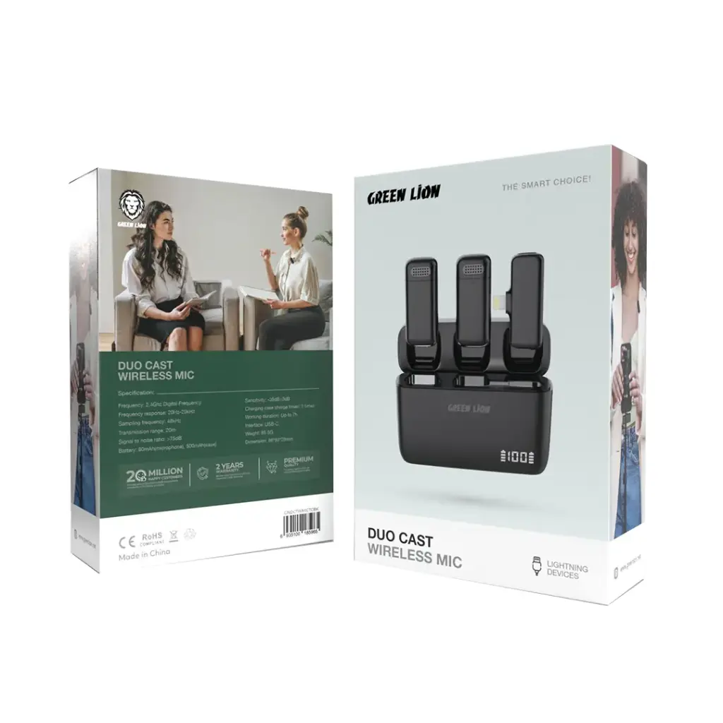 Green Lion Duo Cast Wireless Mic Type-C 2