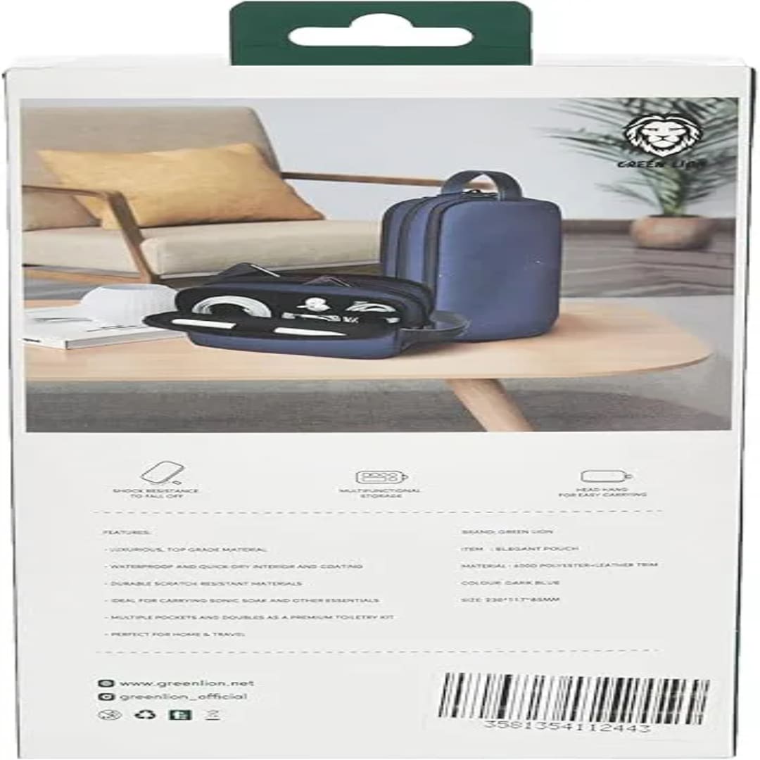 Green Lion Elegant Pouch 3
