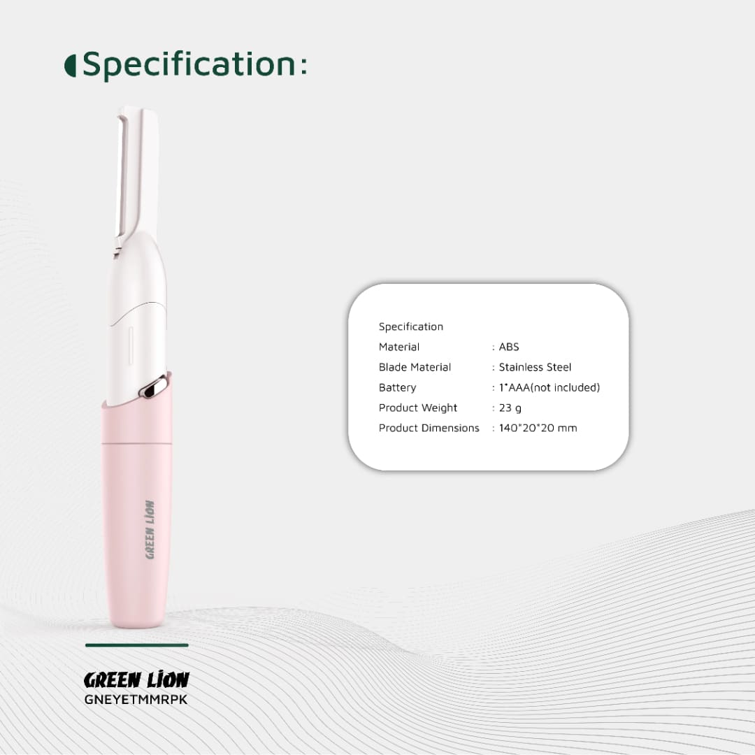 Green Lion Eyebrow Hair Trimmer 5