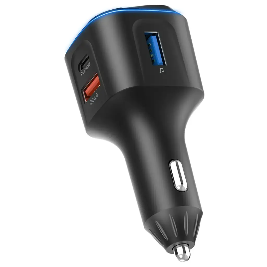 Green Lion FM TRANSMITTER Dual-Port Car Charger PD 36W 3