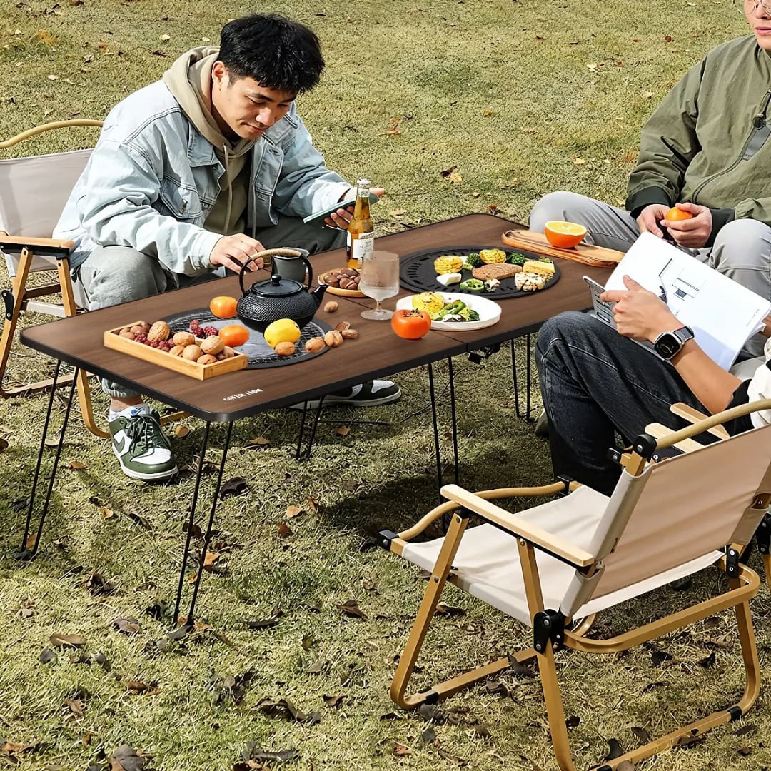 Green Lion Fold Grill Mate Camping BBQ Table 2