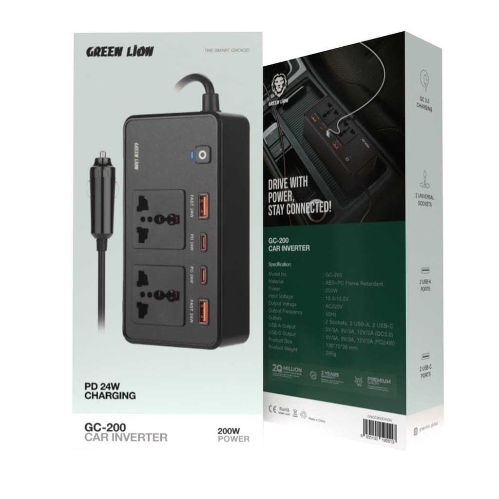 Green Lion GC-200 Car Inverter 2