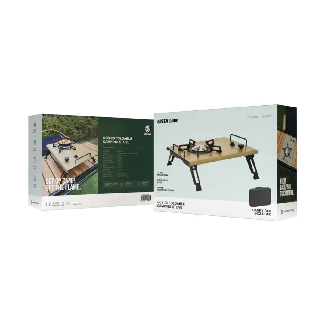 Green Lion GCS-20 Foldable CAMPING STOVE 4