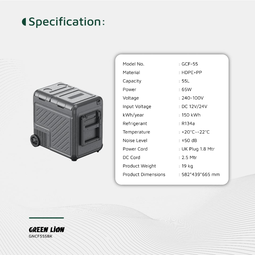 Green Lion GFC-55 Car Fridge 4