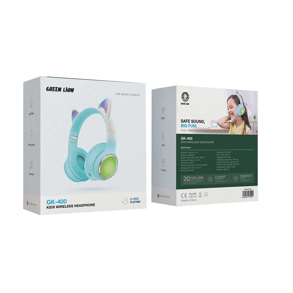 Green Lion GL-400 Kids Wireless Head Phone 2