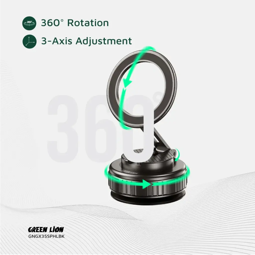 Green Lion GX-35 Suction Phone Holder 4