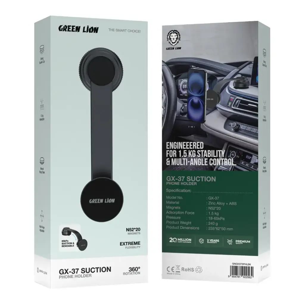 Green Lion GX-37 Suction Phone Holder 2