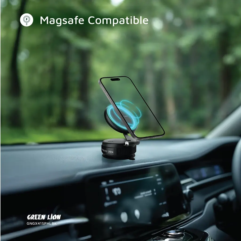 Green Lion GX-41 MagSafe Suction Phone Holder 2