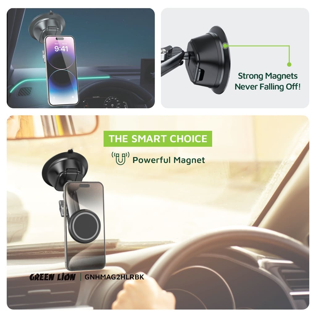 Green Lion Halo MagSafe 2 Car Holder 2