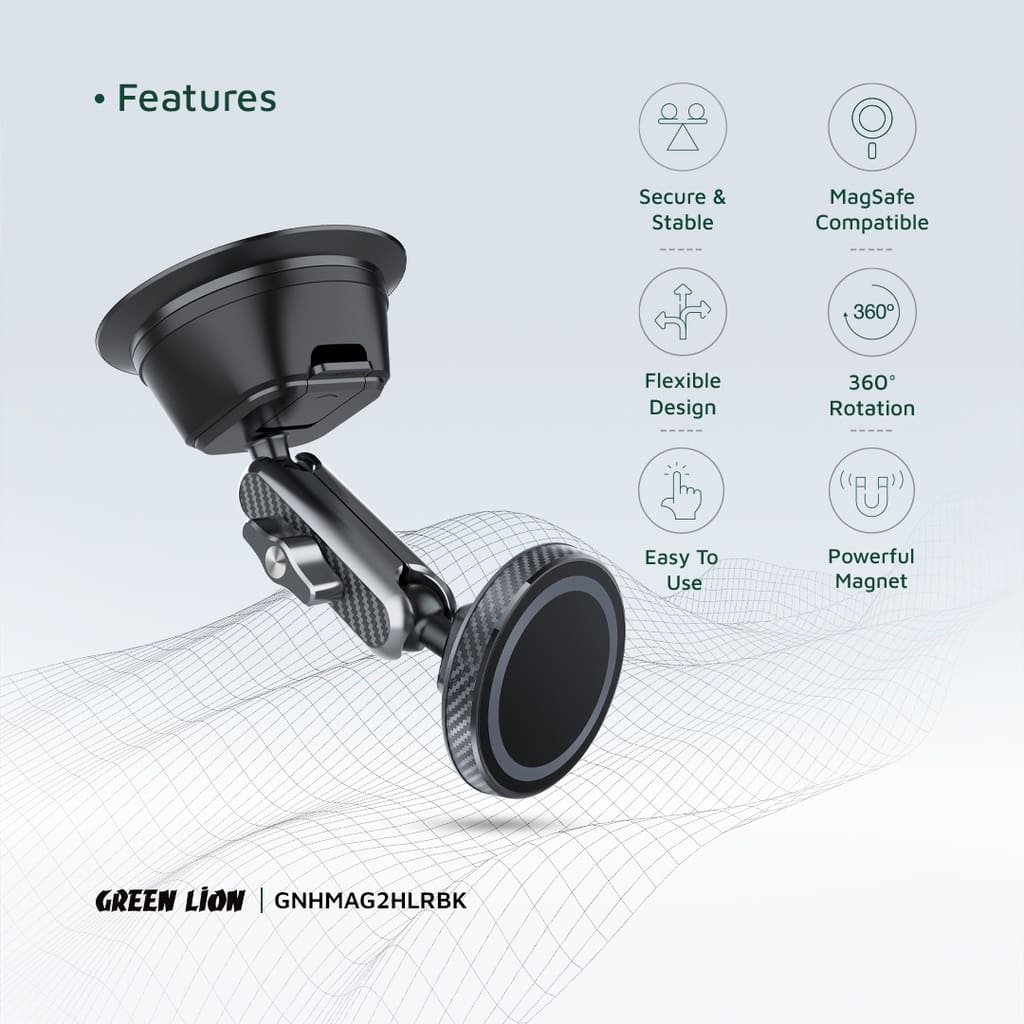Green Lion Halo MagSafe 2 Car Holder 4