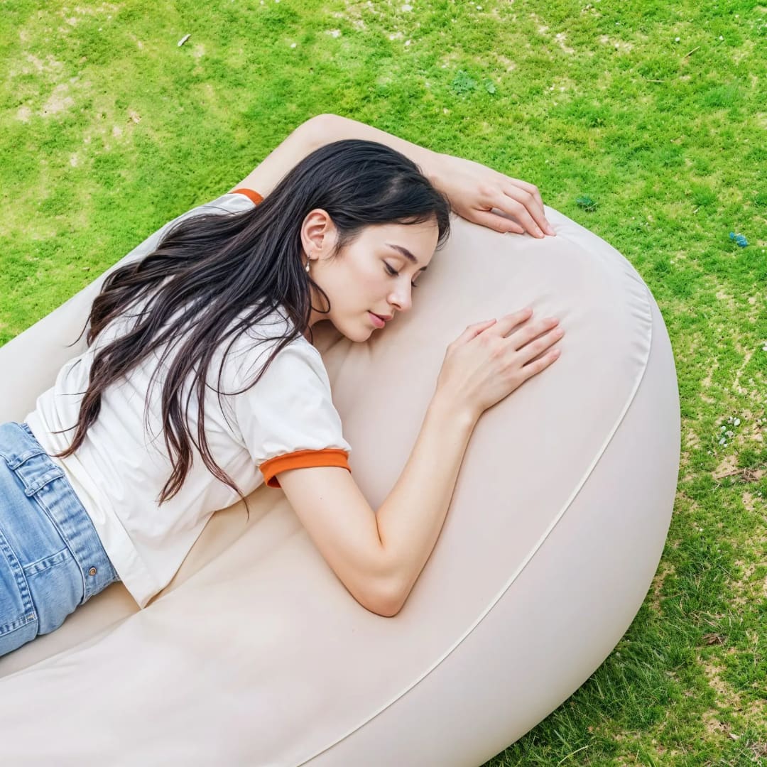 Green Lion Inflatable Lounger Chair 2