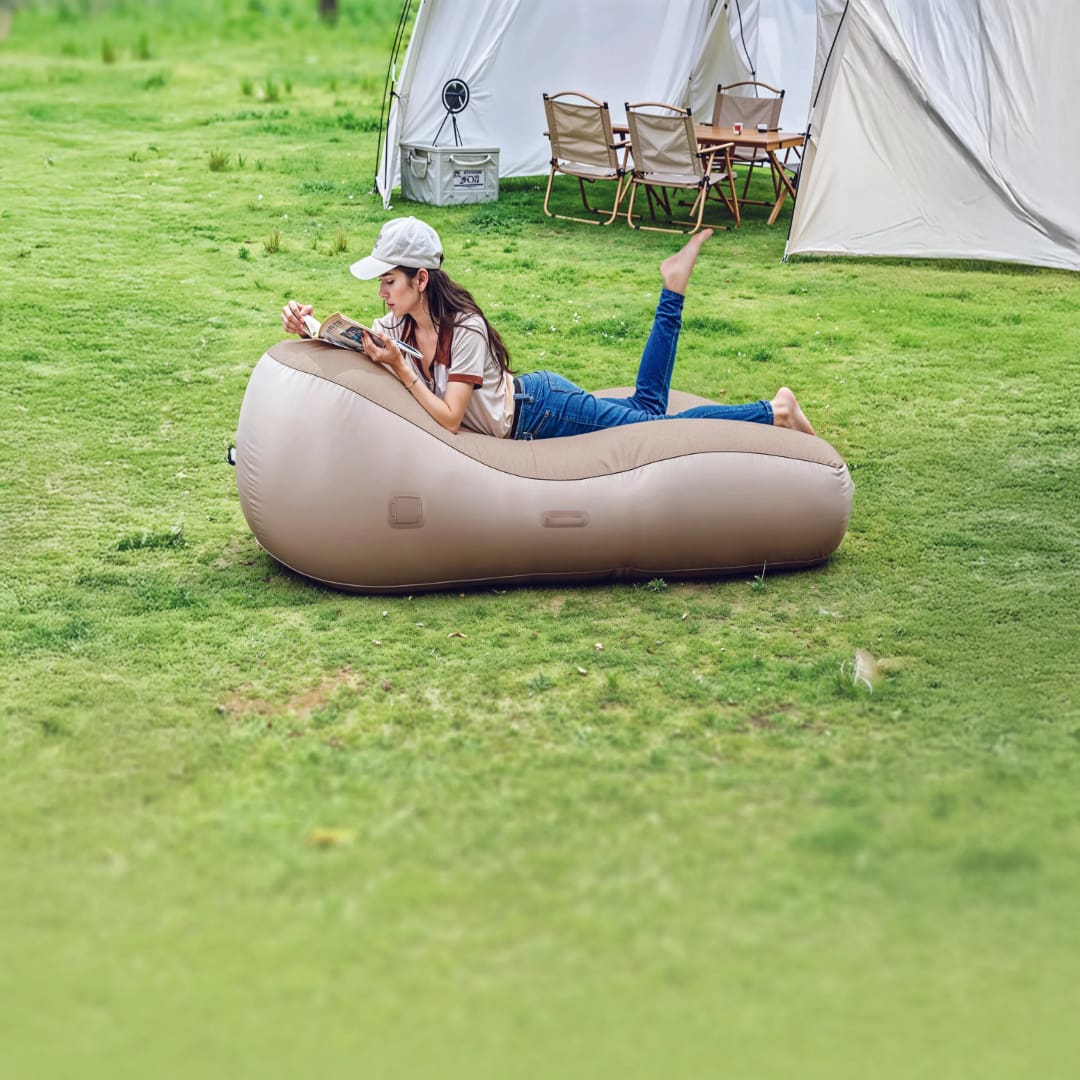 Green Lion Inflatable Lounger Chair 3
