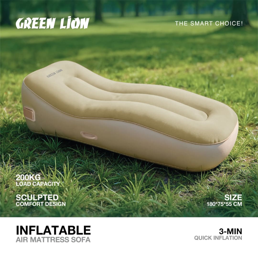 Green Lion Inflatable Lounger Chair 4