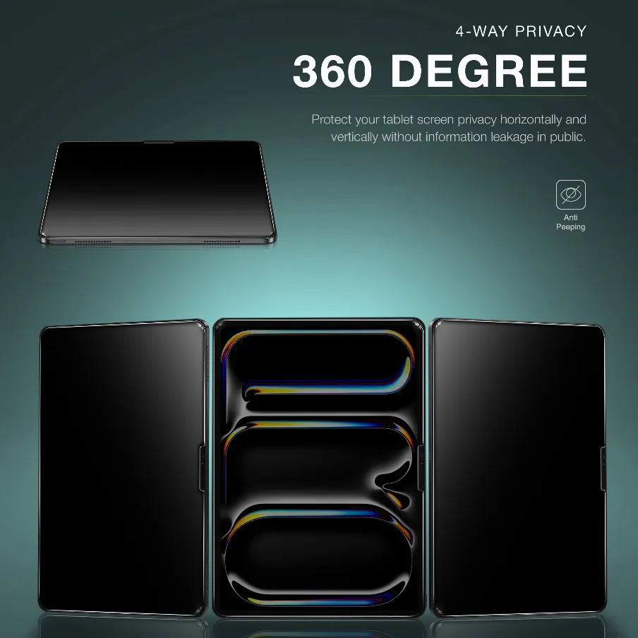 Green Lion iPad Screen Guard 360° Privacy - Black - iPad Pro 13 2