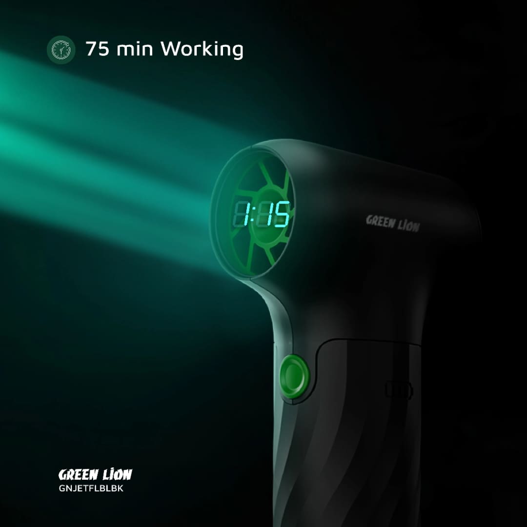 Green Lion Portable Handheld Fan 4