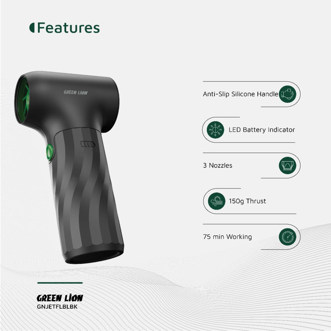 Green Lion Portable Handheld Fan 6