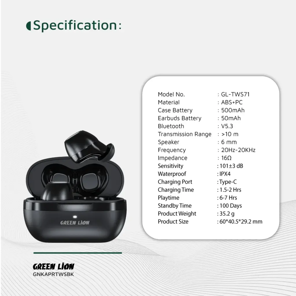 Green Lion Kaprun True Wireless Earbuds 8