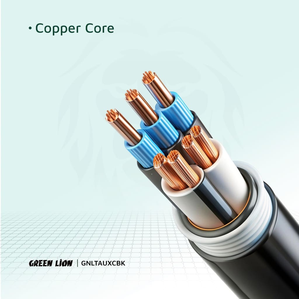 Green Lion Lightning To AUX Braided Cable(1m) 3