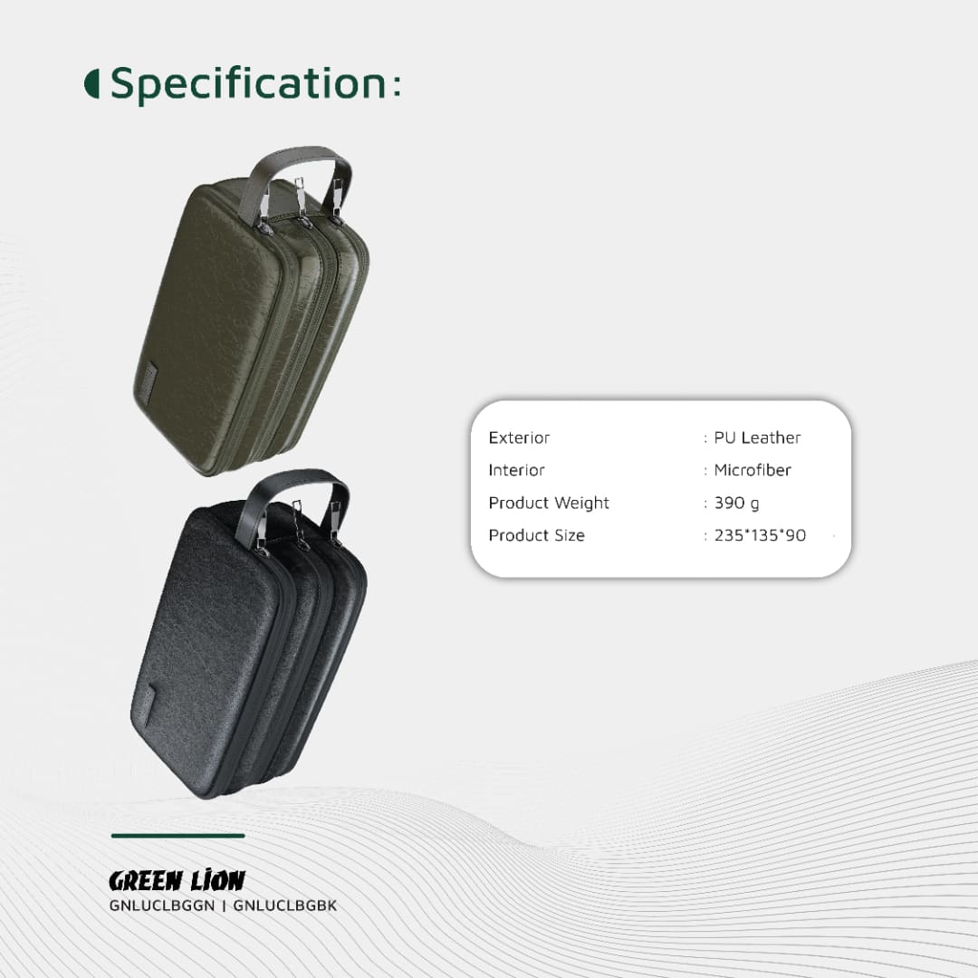 Green Lion Lucide Clutch Bag 7