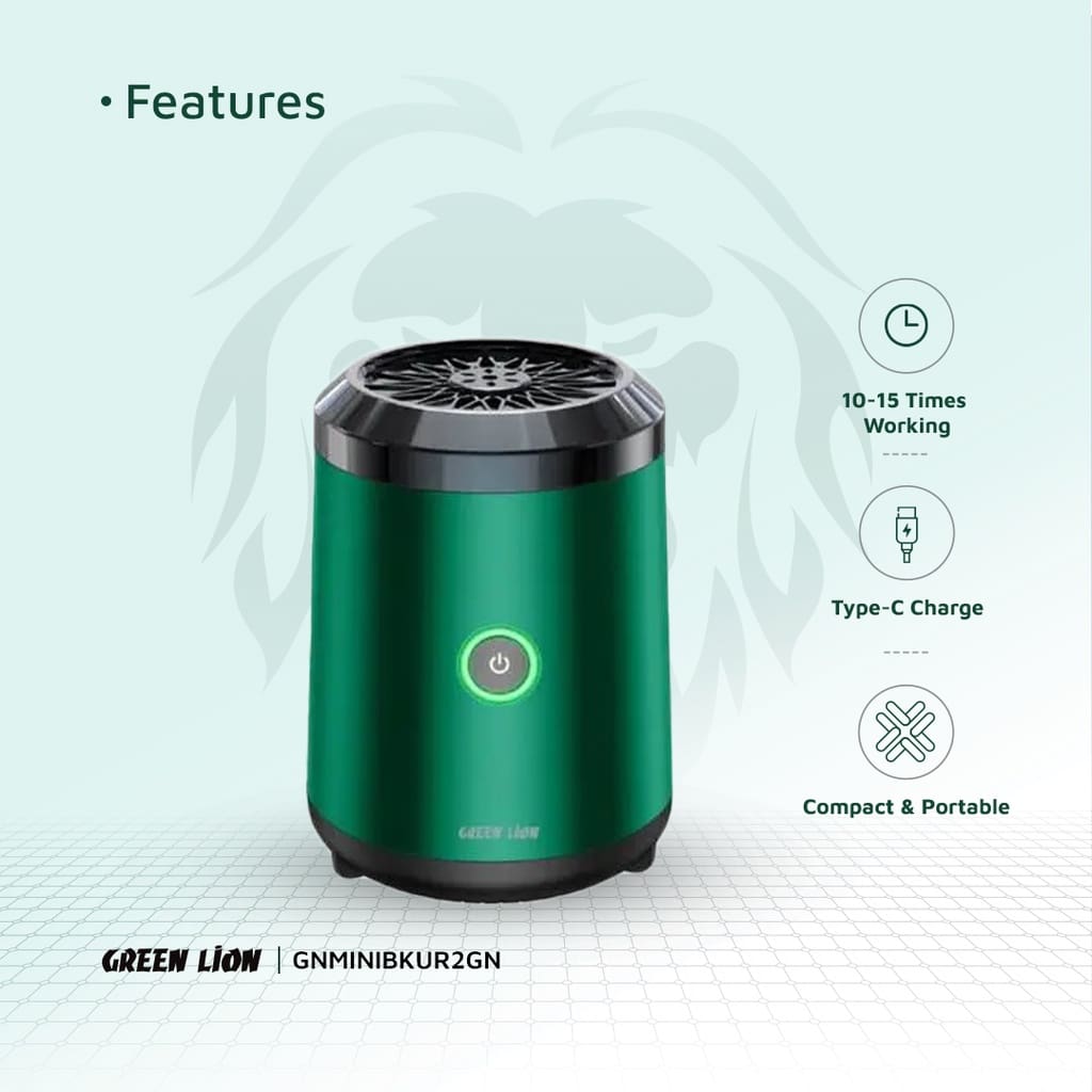 Green Lion Mini Bakhour 2 High Quality Incense Burner 3