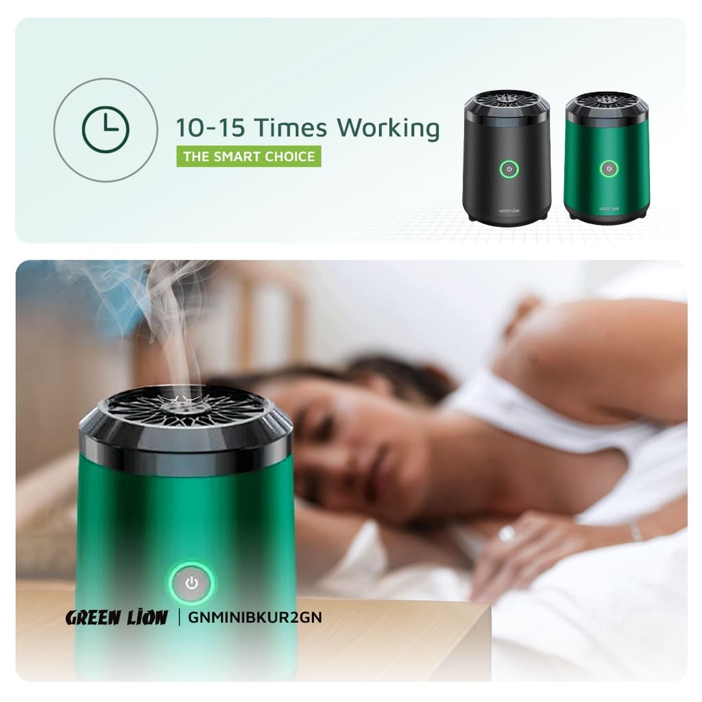 Green Lion Mini Bakhour 2 High Quality Incense Burner 4
