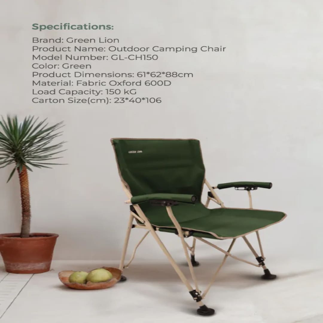 Green Lion Outdoor Camping Chair 5