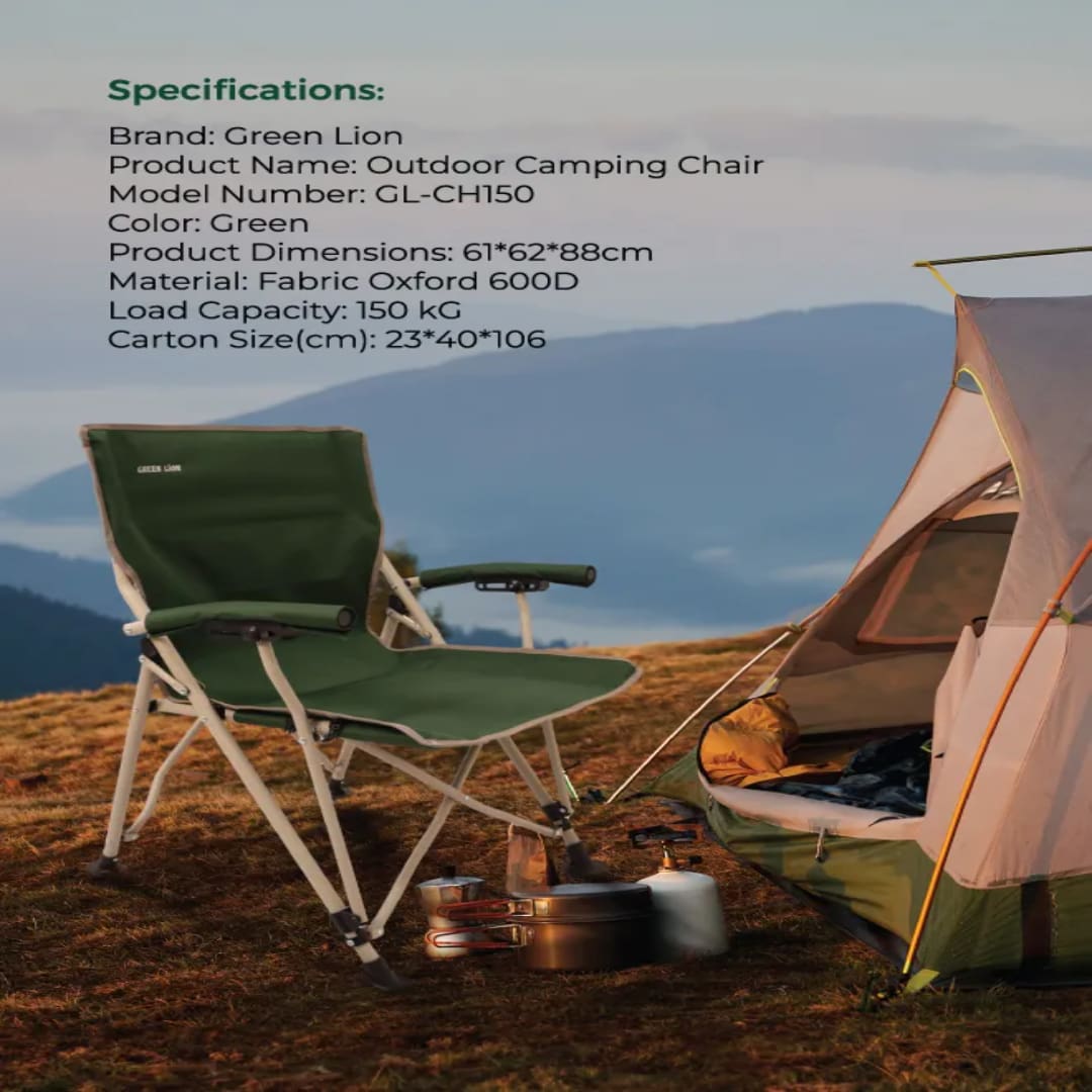 Green Lion Outdoor Camping Chair 2