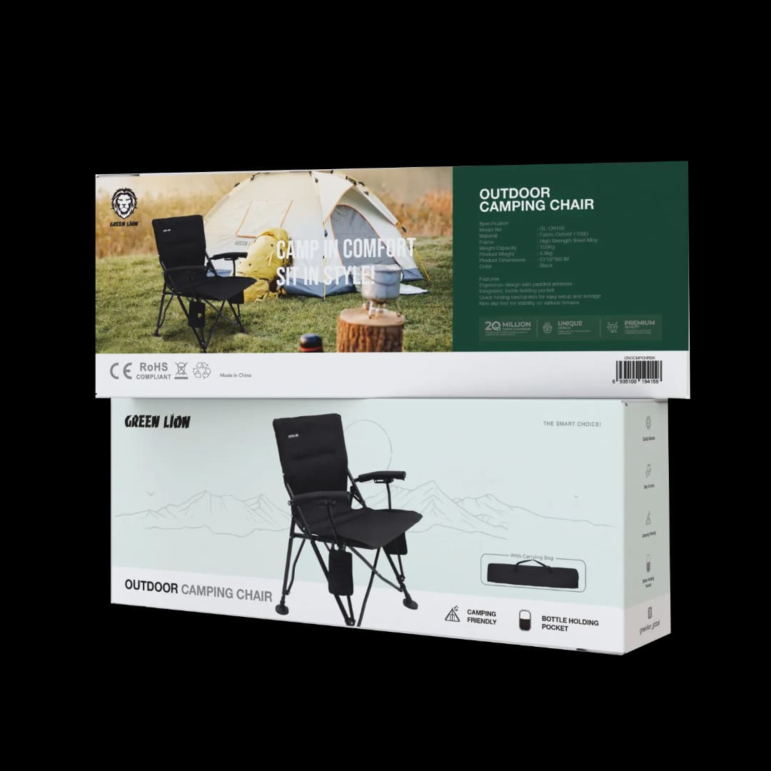 Green Lion Outdoor Camping Chair with Carrying Bag 3