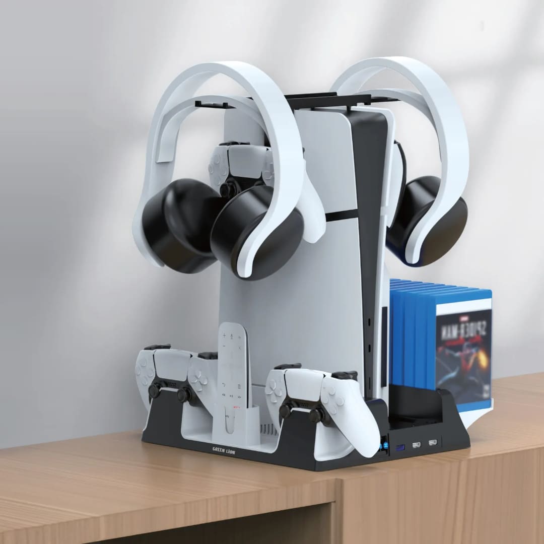 Green Lion PS5 Cooling Stand Charging Station 3