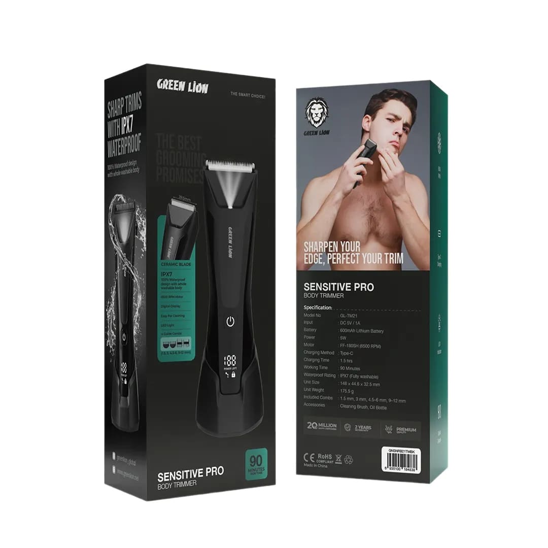 Green Lion Sensitive Pro Body Trimmer 6