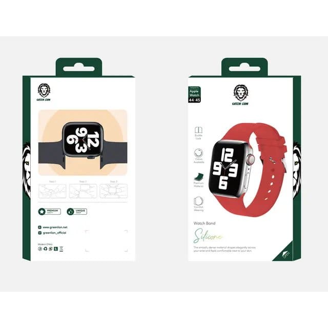 Green Lion Silicone Band with Buckle 2