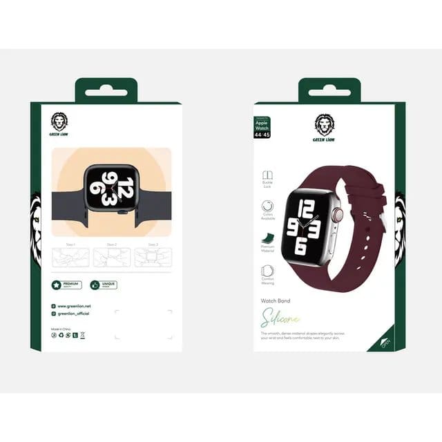 Green Lion Silicone Band with Buckle 2