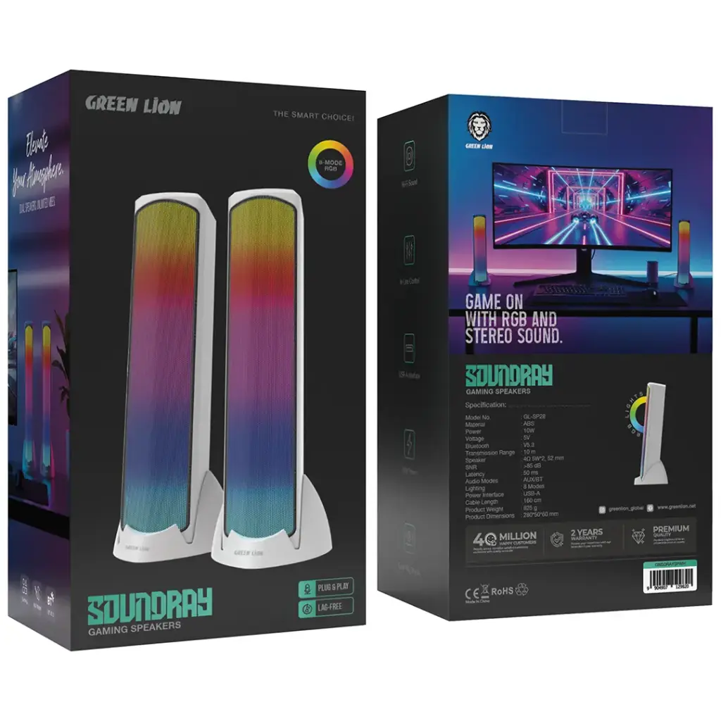 Green Lion Soundray Gaming Speakers 2