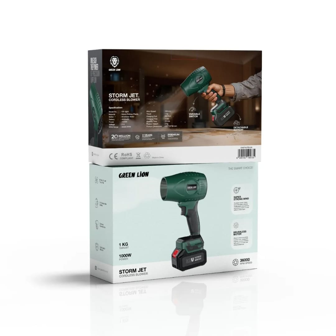 Green Lion Storm Jet Cordless Blower 2