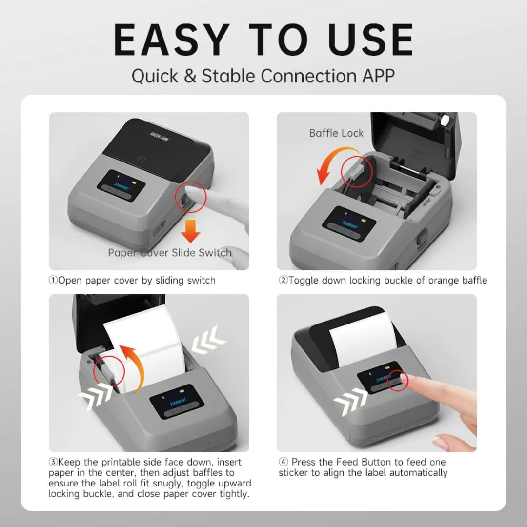 Green Lion Thermal Printer With 203 DPI Printing Resolution 5
