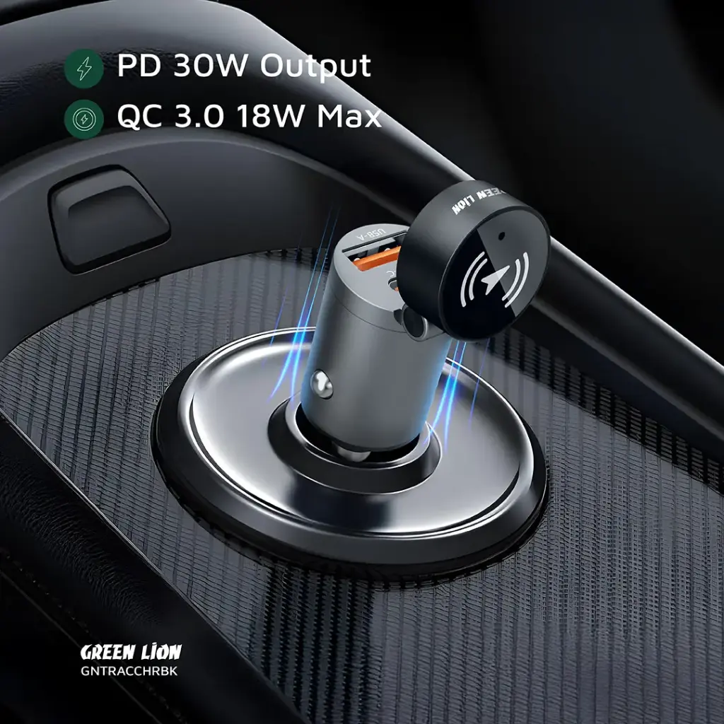 Green Lion Tracker Dual Port Car Charger 2