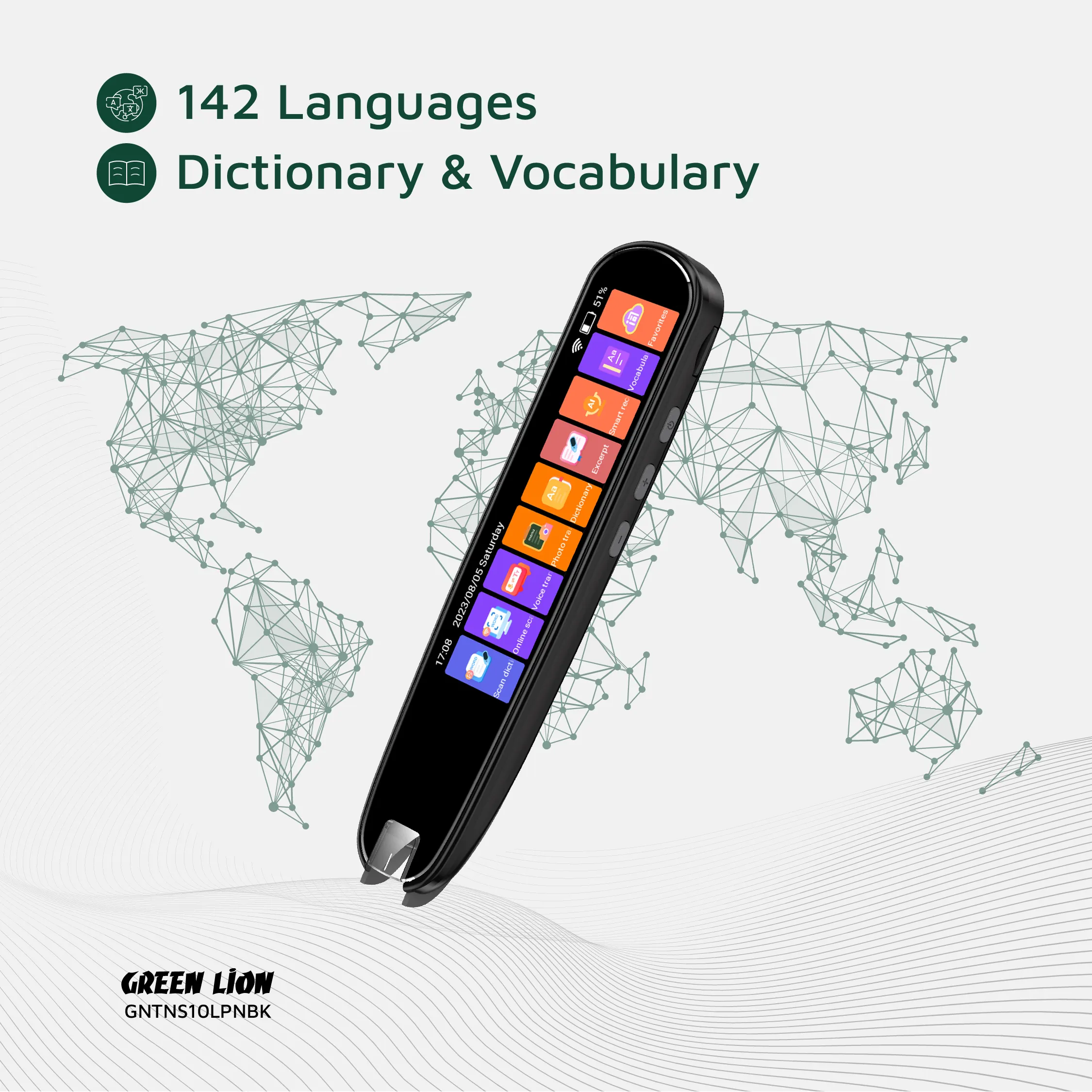Green Lion Translation Pen 8