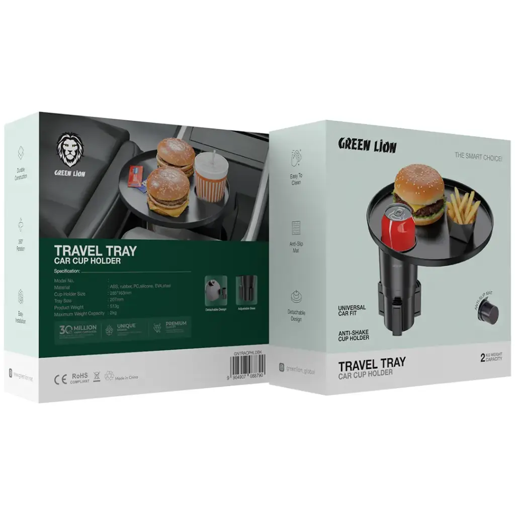 Green Lion Travel Tray Car Cup Holder 2