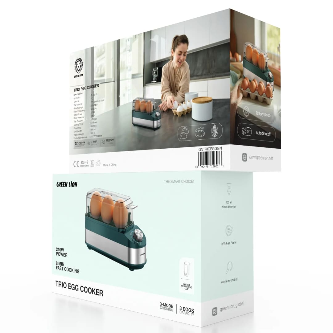 Green Lion Trio Egg Cooker 2