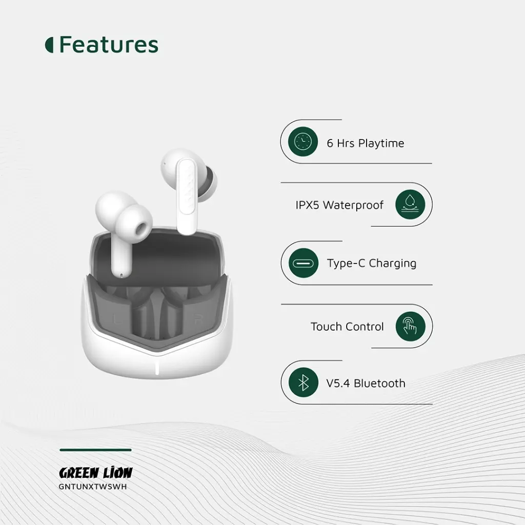 Green Lion Tune X True Wireless Earbuds 7