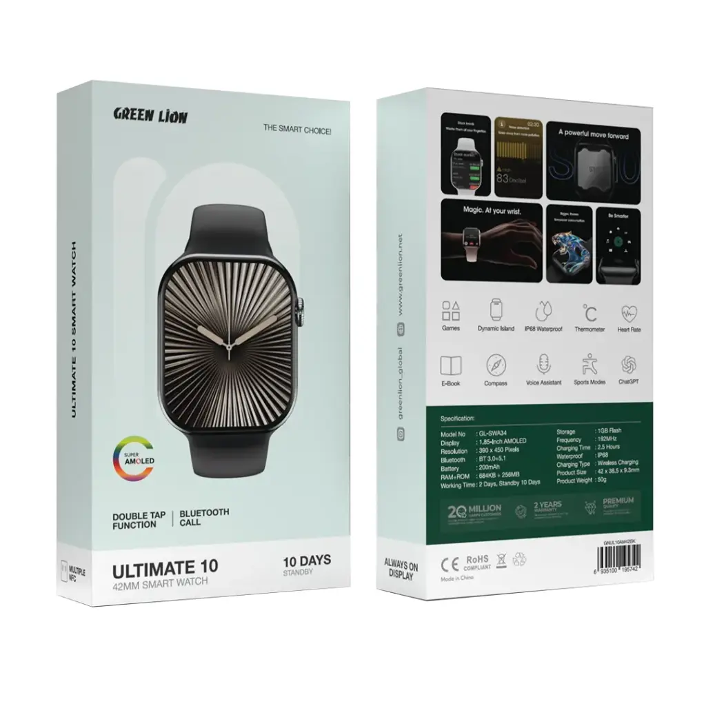 Green Lion Ultimate 10 42MM Smart Watch 2