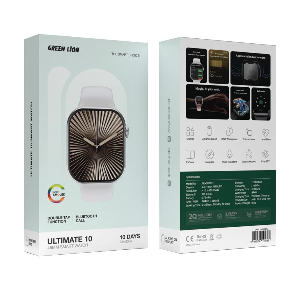 Green Lion Ultimate 10 46MM Smart Watch 2