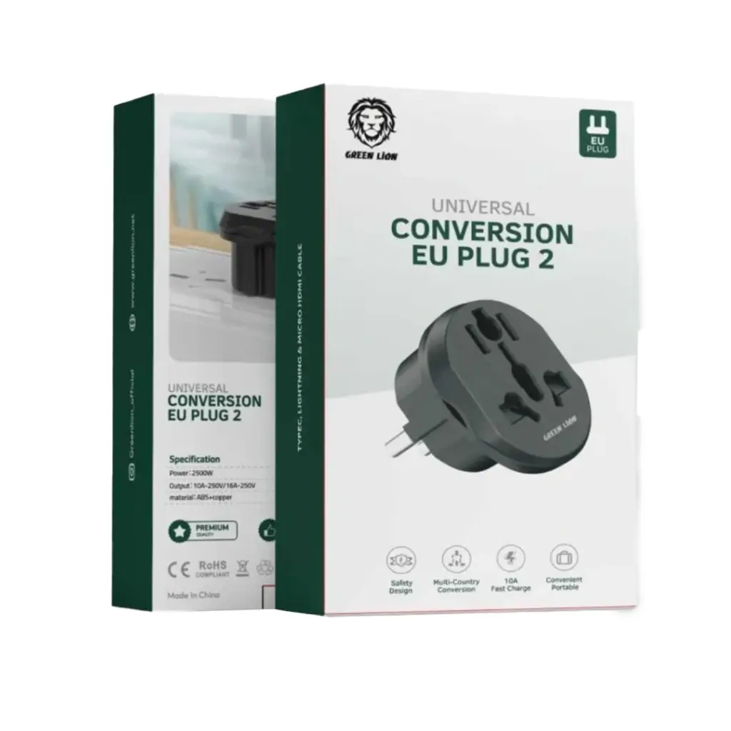 Green Lion Universal Conversion EU Plug 2 2