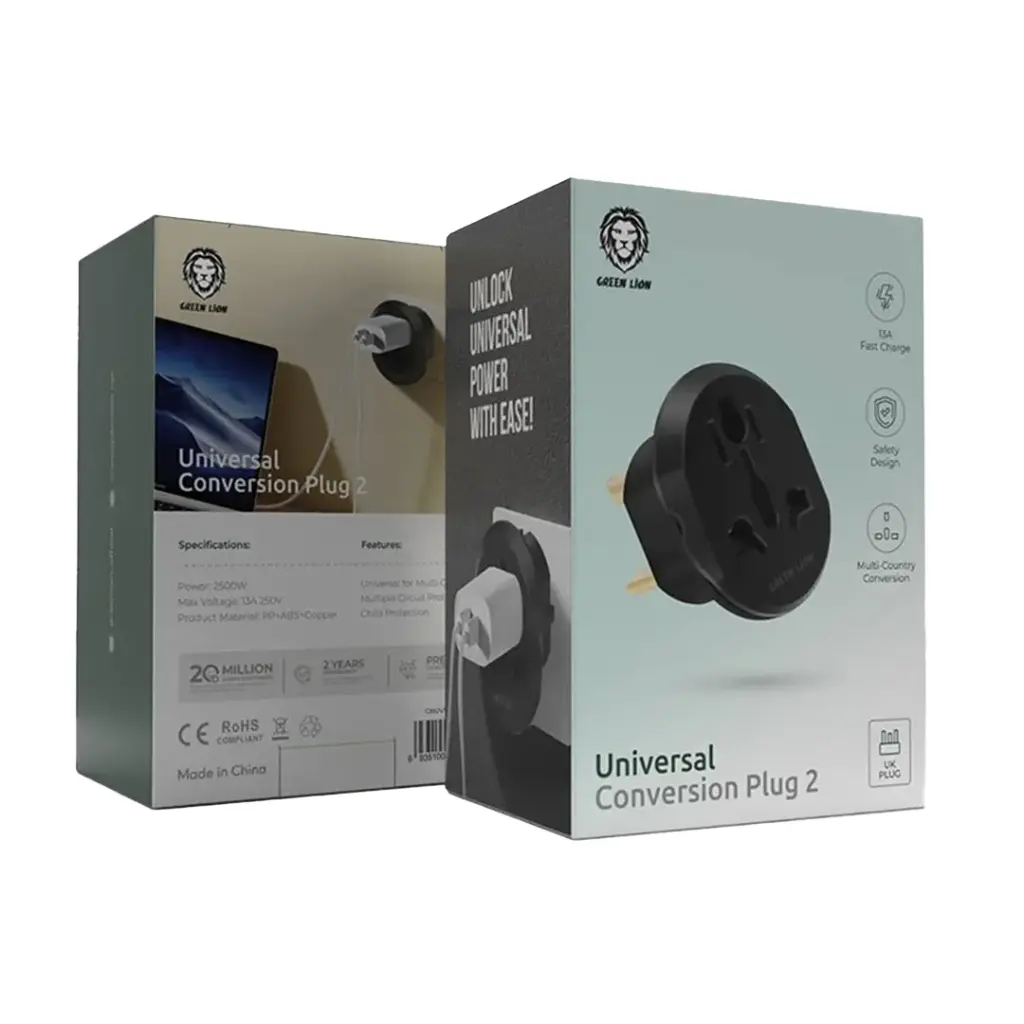 Green Lion Universal Conversion Plug 2 UK 2
