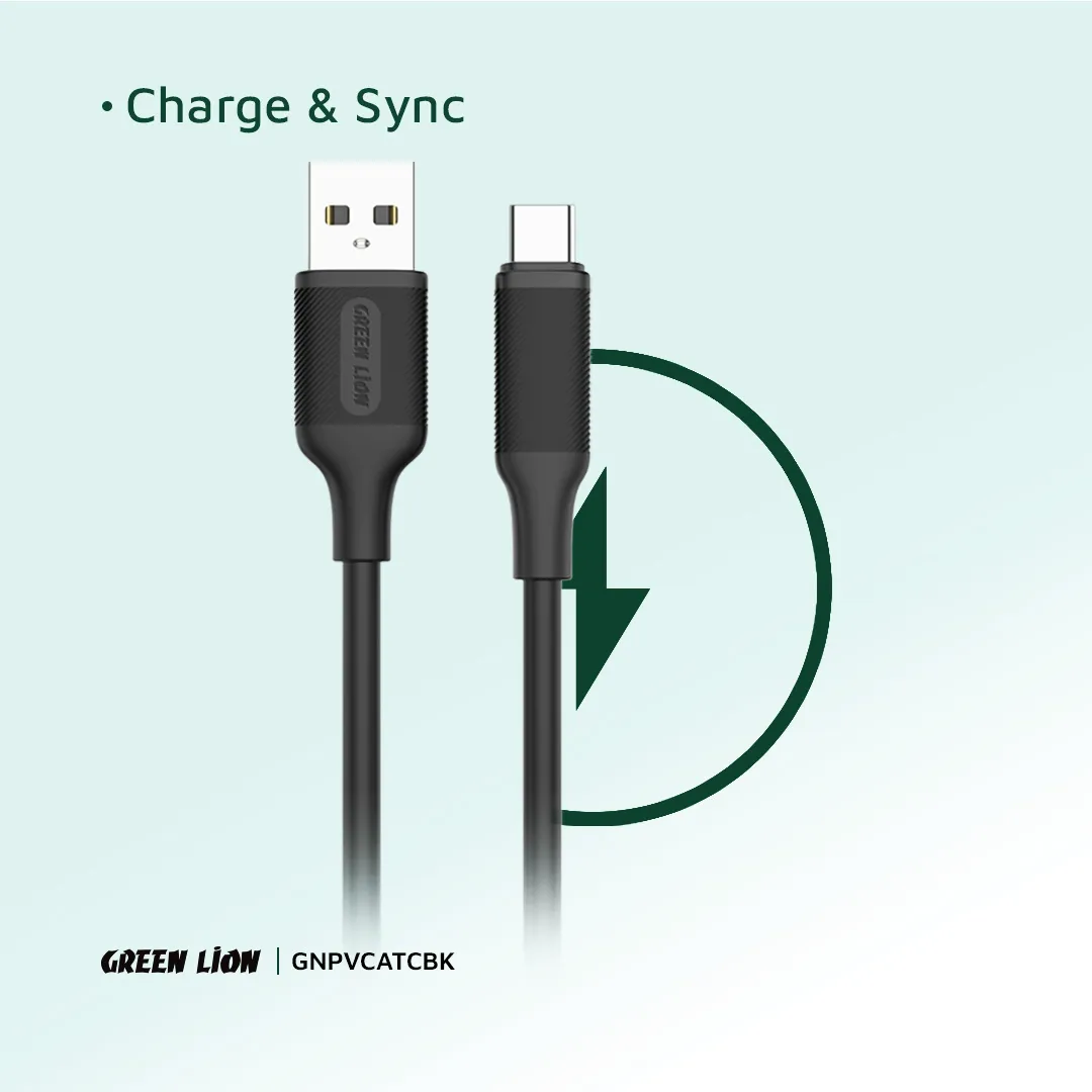 Green Lion USB-A to Micro USB PVC Cable 1m 4