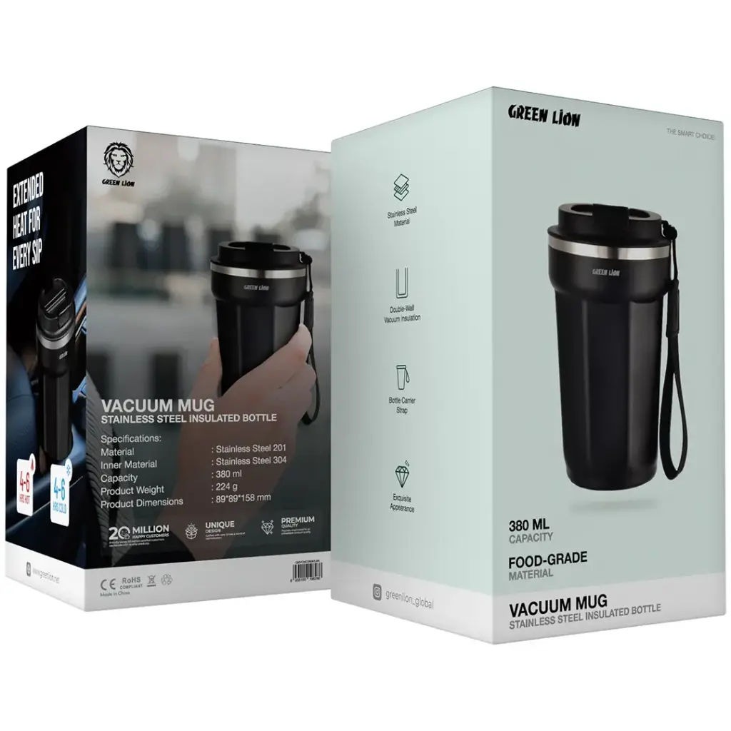 Green Lion Vacuum Mug 380 ml 2